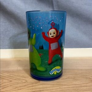 Vintage Teletubbies Cup Plastic Tumbler 90s